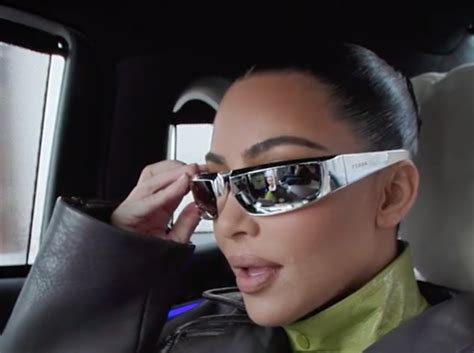 prada chrome sunglasses kim k|Get Kim Kardashian’s Prada Shield Style Sunglasses .